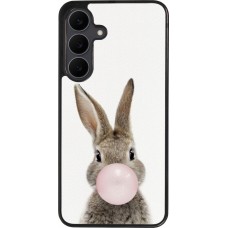 Samsung Galaxy S25 FE Case Hülle - Silikon schwarz Easter 2023 bubble gum bunny