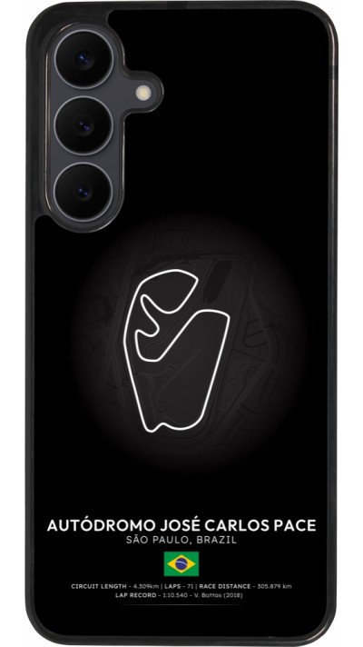 Samsung Galaxy S25 FE Case Hülle - Silikon schwarz F1 Track 2025 Brazil