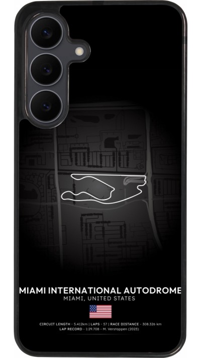 Samsung Galaxy S25 FE Case Hülle - Silikon schwarz F1 Track 2025 Miami