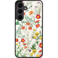 Coque Samsung Galaxy S25 FE - Silicone rigide noir Flora Botanical Wildlife