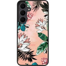 Coque Samsung Galaxy S25 FE - Silicone rigide noir Flowers Artprint