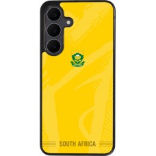 Coque Samsung Galaxy S25 FE - Silicone rigide noir Maillot de football Afrique du Sud 2026 personnalisable