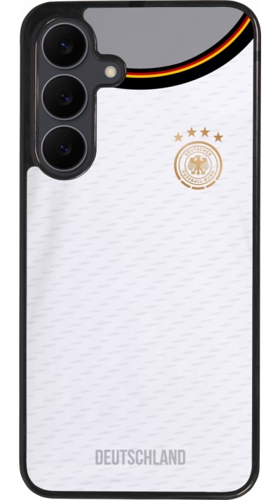 Samsung Galaxy S25 FE Case Hülle - Silikon schwarz Deutschland 2022 personalisierbares Fußballtrikot