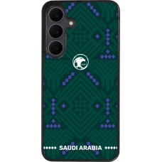 Samsung Galaxy S25 FE Case Hülle - Silikon schwarz Saudi Arabien 2026 personalisierbares Fussballtrikot