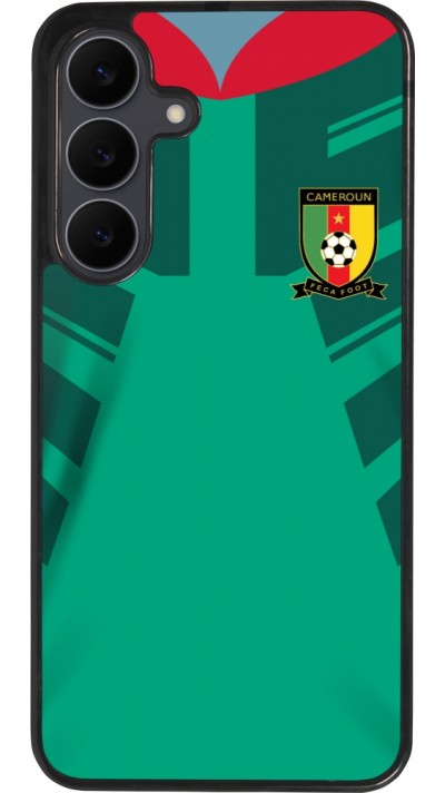 Samsung Galaxy S25 FE Case Hülle - Silikon schwarz Kamerun 2022 personalisierbares Fussballtrikot
