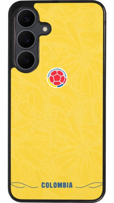 Samsung Galaxy S25 FE Case Hülle - Silikon schwarz Kolumbien 2026 personalisierbares Fussballtrikot