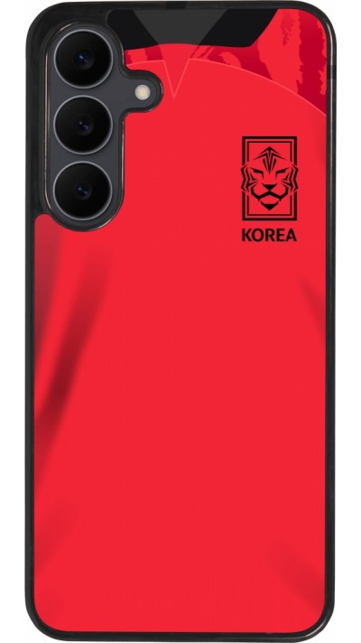 Samsung Galaxy S25 FE Case Hülle - Silikon schwarz Südkorea 2022 personalisierbares Fussballtrikot