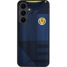 Coque Samsung Galaxy S25 FE - Silicone rigide noir Maillot de football Ecosse personnalisable