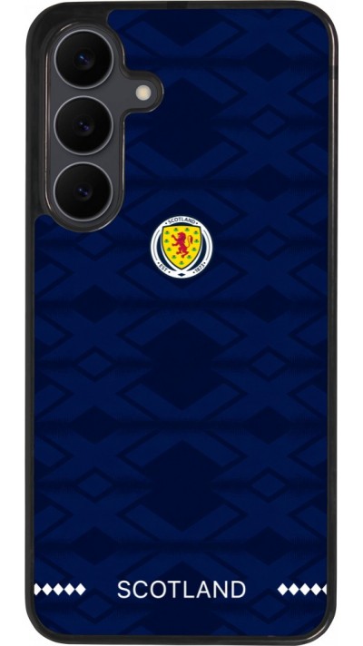 Coque Samsung Galaxy S25 FE - Silicone rigide noir Maillot de football Ecosse 2026 personnalisable