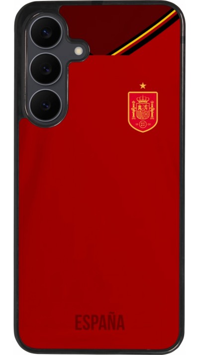 Samsung Galaxy S25 FE Case Hülle - Silikon schwarz Spanien 2022 personalisierbares Fußballtrikot