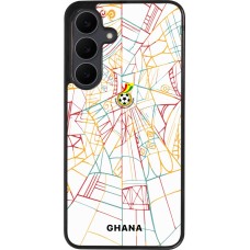 Samsung Galaxy S25 FE Case Hülle - Silikon schwarz Ghana 2026 personalisierbares Fussballtrikot