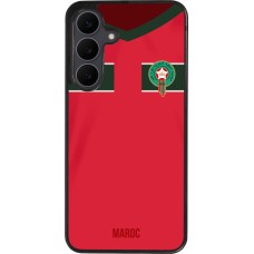 Samsung Galaxy S25 FE Case Hülle - Silikon schwarz Marokko 2022 personalisierbares Fussballtrikot