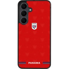 Samsung Galaxy S25 FE Case Hülle - Silikon schwarz Panama 2026 personalisierbares Fussballtrikot