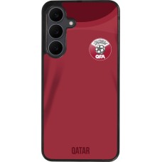 Samsung Galaxy S25 FE Case Hülle - Silikon schwarz Katar 2022 personalisierbares Fussballtrikot