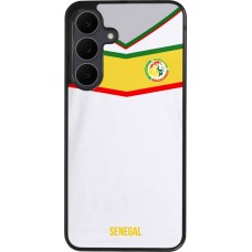 Coque Samsung Galaxy S25 FE - Silicone rigide noir Maillot de football Senegal 2022 personnalisable