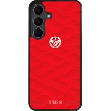 Samsung Galaxy S25 FE Case Hülle - Silikon schwarz Tunesien 2026 personalisierbares Fussballtrikot