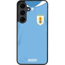 Samsung Galaxy S25 FE Case Hülle - Silikon schwarz Uruguay 2022 personalisierbares Fussballtrikot