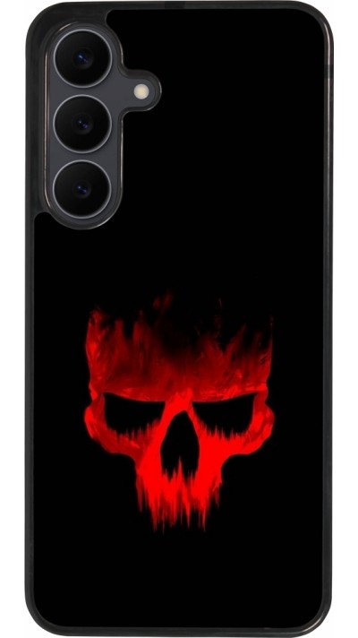 Samsung Galaxy S25 FE Case Hülle - Silikon schwarz Halloween 2023 scary skull