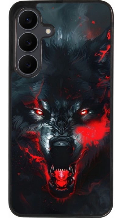 Samsung Galaxy S25 FE Case Hülle - Silikon schwarz Halloween 2024 mad werewolf