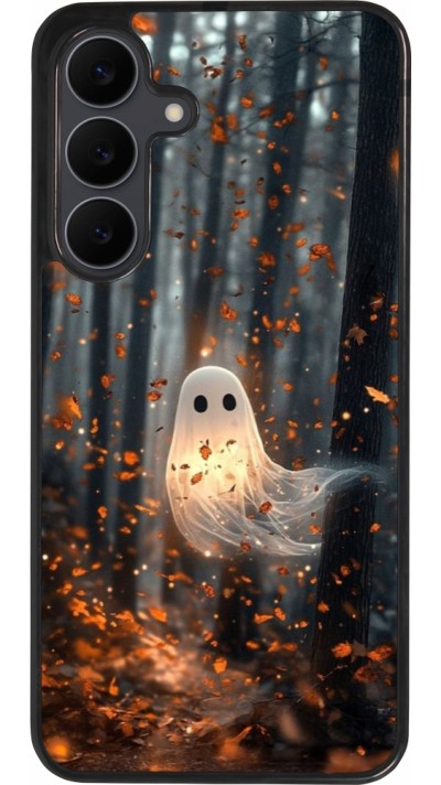 Samsung Galaxy S25 FE Case Hülle - Silikon schwarz Halloween 2025 Ghost in the forest