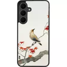 Coque Samsung Galaxy S25 FE - Silicone rigide noir Japanese Bird