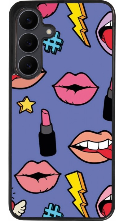 Samsung Galaxy S25 FE Case Hülle - Silikon schwarz Lips and lipgloss