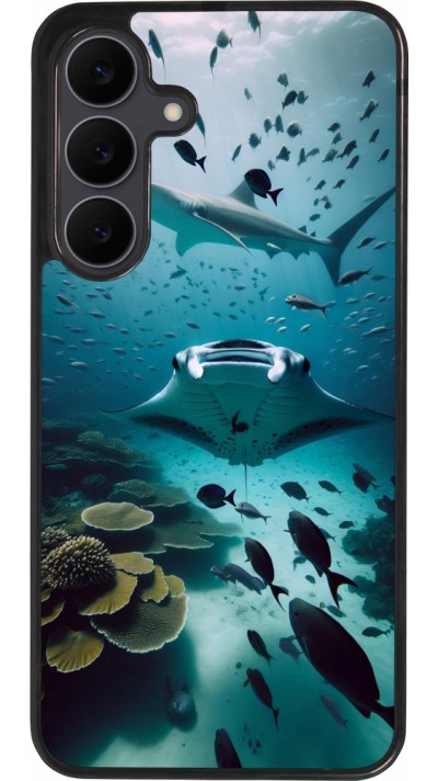 Samsung Galaxy S25 FE Case Hülle - Silikon schwarz Manta Lagune Reinigung