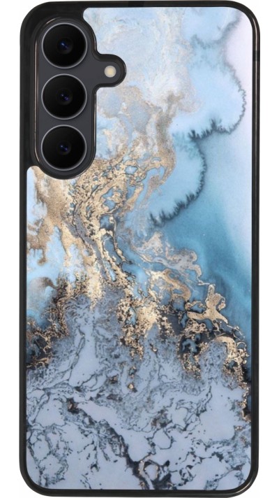 Samsung Galaxy S25 FE Case Hülle - Silikon schwarz Marble 04
