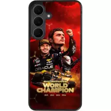 Coque Samsung Galaxy S25 FE - Silicone rigide noir Max Verstappen Champion 2023