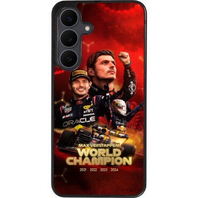 Samsung Galaxy S25 FE Case Hülle - Silikon schwarz Max Verstappen Champion 2023