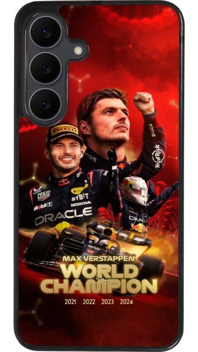 Samsung Galaxy S25 FE Case Hülle - Silikon schwarz Max Verstappen Champion 2023