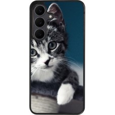 Samsung Galaxy S25 FE Case Hülle - Silikon schwarz Meow 23