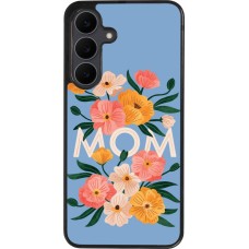 Samsung Galaxy S25 FE Case Hülle - Silikon schwarz Mom 2026 Flowers