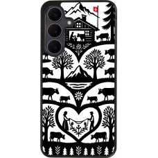 Coque Samsung Galaxy S25 FE - Silicone rigide noir Poya Suisse 2