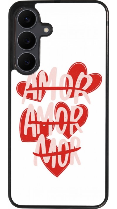 Coque Samsung Galaxy S25 FE - Silicone rigide noir Saint Valentines Day 26 Amor