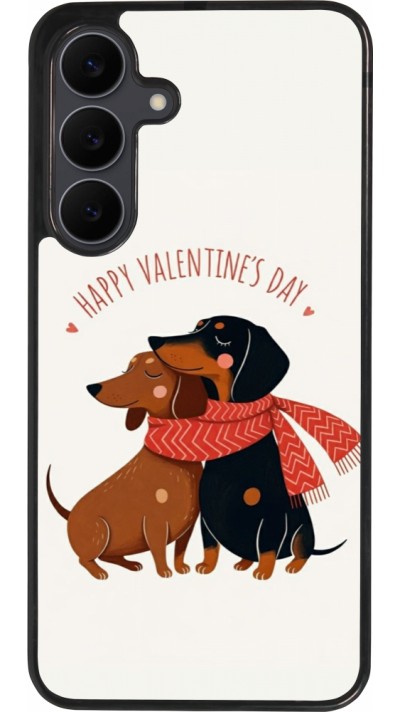 Coque Samsung Galaxy S25 FE - Silicone rigide noir Saint Valentines Day 26 Happy Valentine