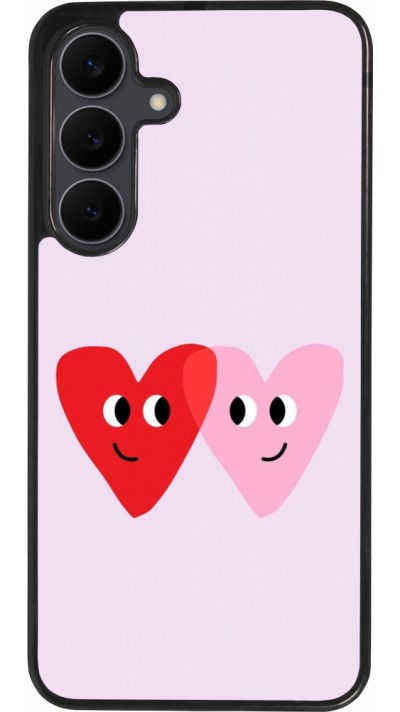 Coque Samsung Galaxy S25 FE - Silicone rigide noir Saint Valentines Day 26 Heart