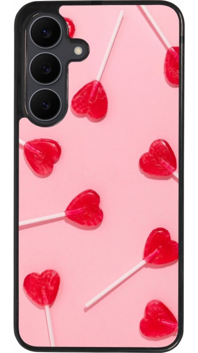 Coque Samsung Galaxy S25 FE - Silicone rigide noir Saint Valentines Day 26 Lollipop