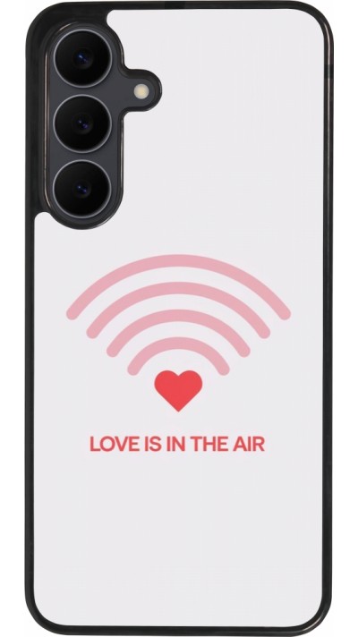 Coque Samsung Galaxy S25 FE - Silicone rigide noir Saint Valentines Day 26 Love is in the air