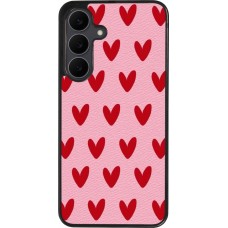 Samsung Galaxy S25 FE Case Hülle - Silikon schwarz Saint Valentines Day 26 Pattern heart