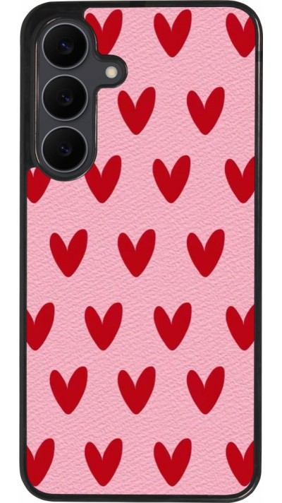 Coque Samsung Galaxy S25 FE - Silicone rigide noir Saint Valentines Day 26 Pattern heart
