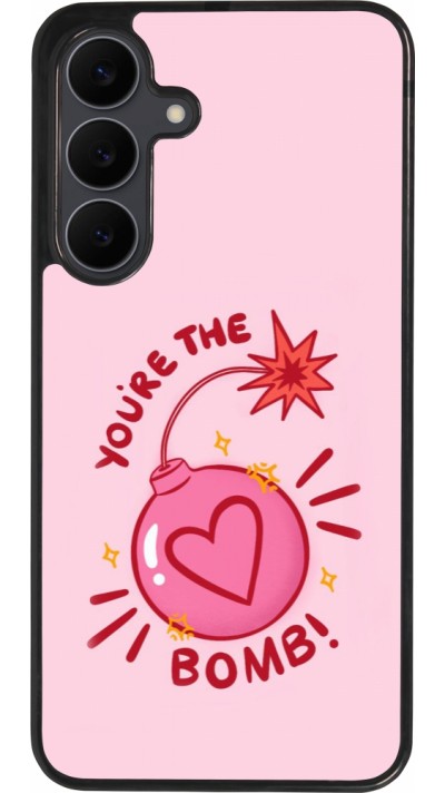 Coque Samsung Galaxy S25 FE - Silicone rigide noir Saint Valentines Day 26 You are the bomb