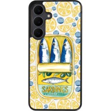 Coque Samsung Galaxy S25 FE - Silicone rigide noir Sardines in oil 2026