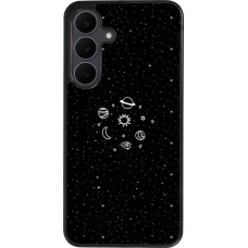 Coque Samsung Galaxy S25 FE - Silicone rigide noir Space Doodle