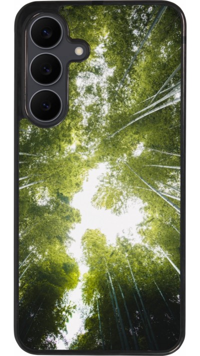 Samsung Galaxy S25 FE Case Hülle - Silikon schwarz Spring 23 forest blue sky