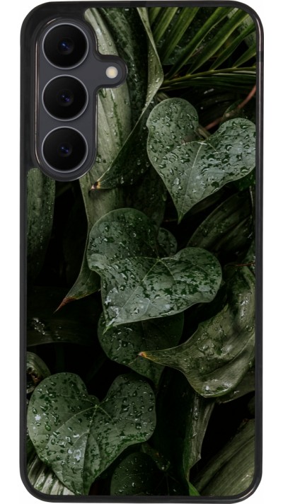 Samsung Galaxy S25 FE Case Hülle - Silikon schwarz Spring 23 fresh plants