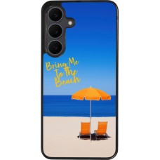 Coque Samsung Galaxy S25 FE - Silicone rigide noir Summer 2025 Bring me to the beach