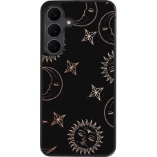 Coque Samsung Galaxy S25 FE - Silicone rigide noir Suns and Moons