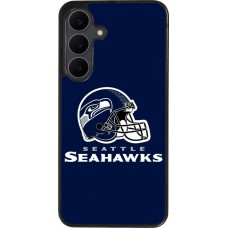 Samsung Galaxy S25 FE Case Hülle - Silikon schwarz Super Bowl 26 Seattle 3