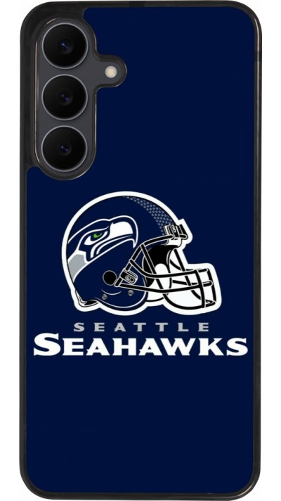 Samsung Galaxy S25 FE Case Hülle - Silikon schwarz Super Bowl 26 Seattle 3